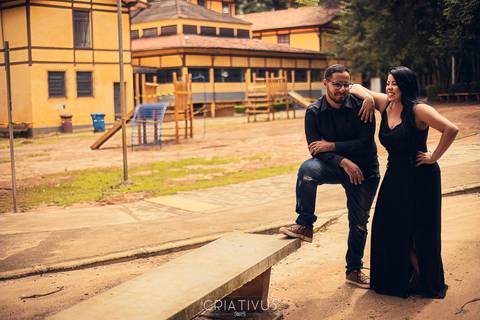 Inspiração e ideias criativas ensaio fotográfico pré casamento de casal no Parque da Água Branca'