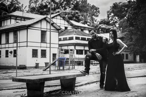 Inspiração e ideias criativas ensaio fotográfico pré casamento de casal no Parque da Água Branca'