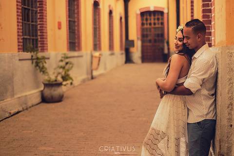 Inspiração e ideias criativas ensaio fotográfico pré casamento de casal Brasital São Roque SP'