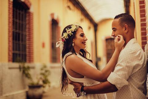 Inspiração e ideias criativas ensaio fotográfico pré casamento de casal Brasital São Roque SP'