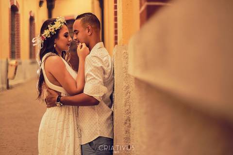Inspiração e ideias criativas ensaio fotográfico pré casamento de casal Brasital São Roque SP'