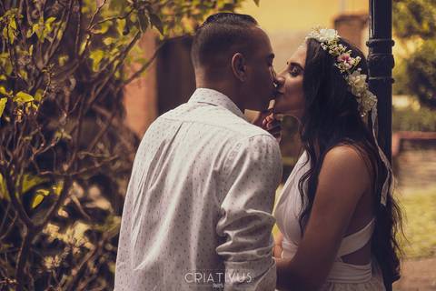 Inspiração e ideias criativas ensaio fotográfico pré casamento de casal Brasital São Roque SP'