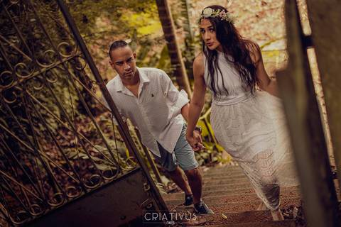 Inspiração e ideias criativas ensaio fotográfico pré casamento de casal Brasital São Roque SP'