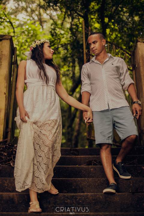 Inspiração e ideias criativas ensaio fotográfico pré casamento de casal Brasital São Roque SP'