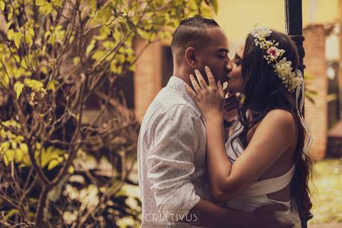 Inspiração e ideias criativas ensaio fotográfico pré casamento de casal Brasital São Roque SP'