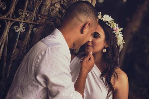 Inspiração e ideias criativas ensaio fotográfico pré casamento de casal Brasital São Roque SP'