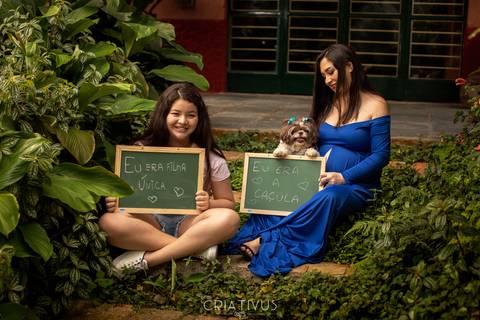 Inspiração e ideias criativas de ensaios fotográfico de gestante no Orquidário Maylasky  São Roque-SP
'