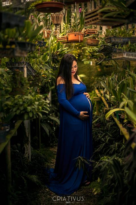 Inspiração e ideias criativas de ensaios fotográfico de gestante no Orquidário Maylasky  São Roque-SP
'