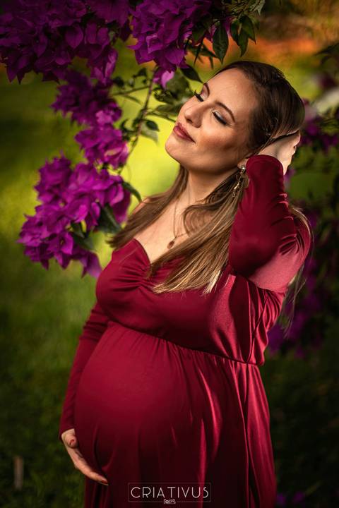 Inspiração e ideias criativas de ensaios fotográfico de gestante no Orquidário Maylasky  São Roque-SP
'