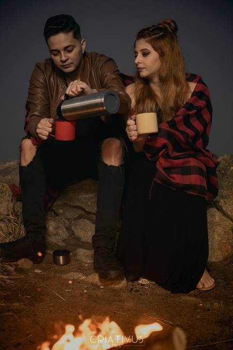 Inspiração e ideias ensaio fotográfico pré casamento de casal Pico do Olho d'Água Mairiporã - SP'