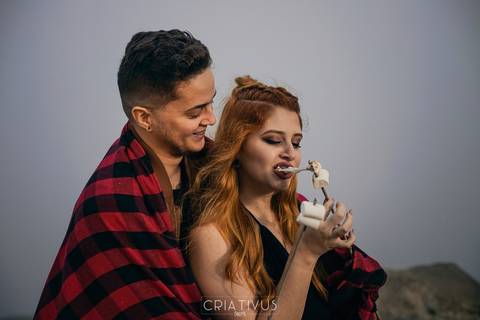 Inspiração e ideias ensaio fotográfico pré casamento de casal Pico do Olho d'Água Mairiporã - SP'