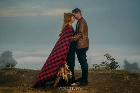 Inspiração e ideias ensaio fotográfico pré casamento de casal Pico do Olho d'Água Mairiporã - SP'