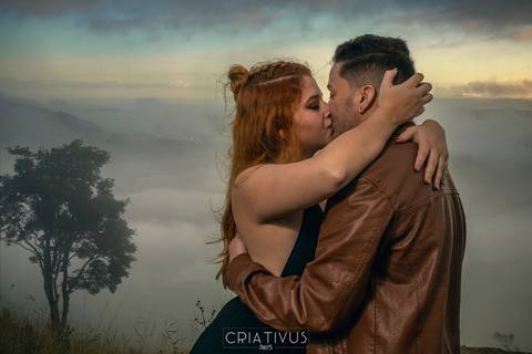 Inspiração e ideias ensaio fotográfico pré casamento de casal Pico do Olho d'Água Mairiporã - SP'