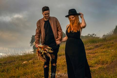 Inspiração e ideias ensaio fotográfico pré casamento de casal Pico do Olho d'Água Mairiporã - SP'