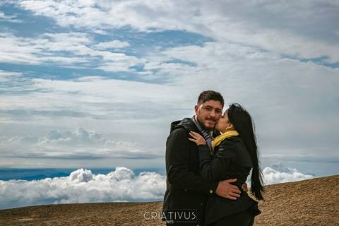 Inspiração e ideias ensaio fotográfico pré casamento de casal Pedra Grande Atibaia '