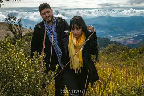 Inspiração e ideias ensaio fotográfico pré casamento de casal Pedra Grande Atibaia '