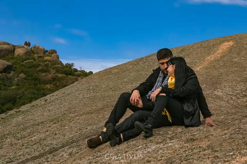 Inspiração e ideias ensaio fotográfico pré casamento de casal Pedra Grande Atibaia '