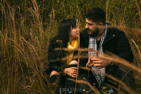Inspiração e ideias ensaio fotográfico pré casamento de casal Pedra Grande Atibaia '