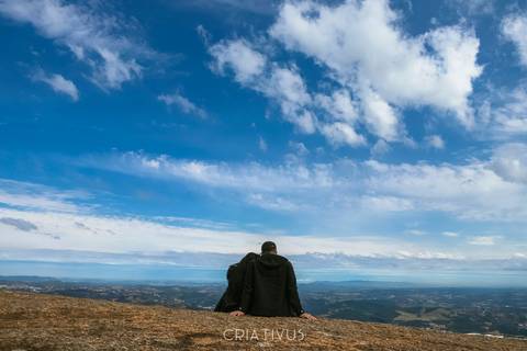 Inspiração e ideias ensaio fotográfico pré casamento de casal Pedra Grande Atibaia '