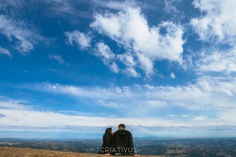 Inspiração e ideias ensaio fotográfico pré casamento de casal Pedra Grande Atibaia '