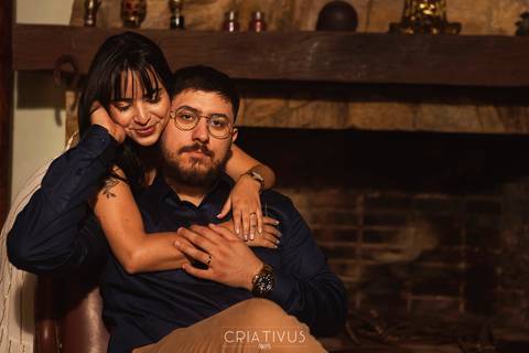 Inspiração e ideias ensaio fotográfico pré casamento de casal Pedra Grande Atibaia '