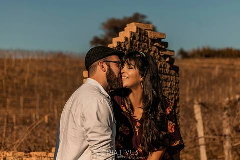 Inspiração e ideias criativas  ensaio fotográfico pré casamento de casal no Sitio Nosso Recanto Atibaia'