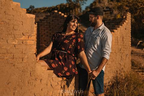 Inspiração e ideias criativas  ensaio fotográfico pré casamento de casal no Sitio Nosso Recanto Atibaia'