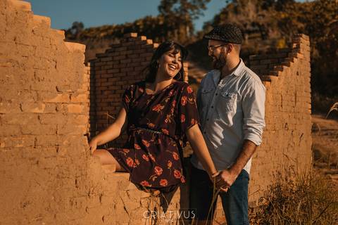 Inspiração e ideias criativas  ensaio fotográfico pré casamento de casal no Sitio Nosso Recanto Atibaia'