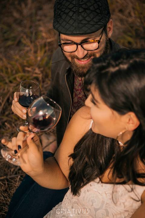 Inspiração e ideias criativas  ensaio fotográfico pré casamento de casal no Sitio Nosso Recanto Atibaia'