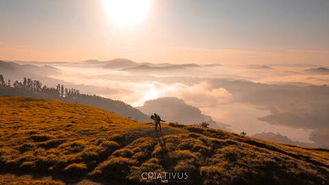 Inspiração e ideias criativas  ensaio fotográfico pré casamento de casal no Morro do Capuava'