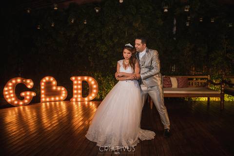 Inspiração e ideias criativas de fotos fotográfico de casamento dança dos noivos no Espaço Mariah'