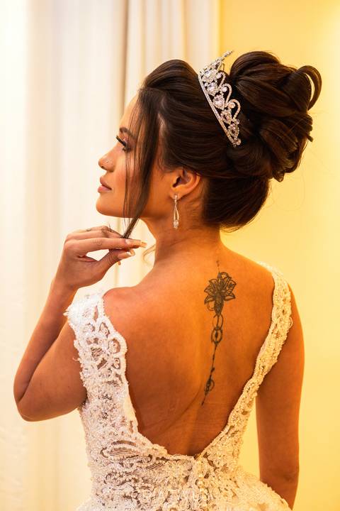 Ensaio fotográfico de casamento making of da noiva Editorial Dreams no Espaço Splendour em Osasco-SP'