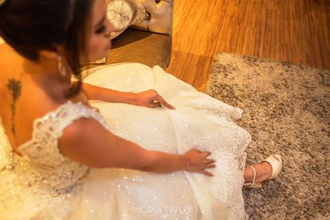 Ensaio fotográfico de casamento making of da noiva Editorial Dreams no Espaço Splendour em Osasco-SP'