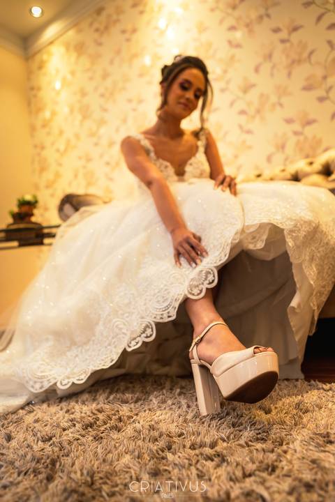 Ensaio fotográfico de casamento making of da noiva Editorial Dreams no Espaço Splendour em Osasco-SP'