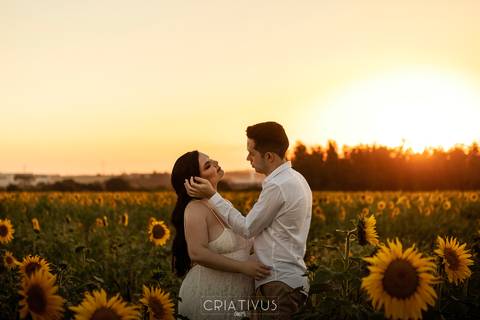 Inspiração e ideias criativas  ensaio fotográfico pré casamento de casal em Holambra-SP'