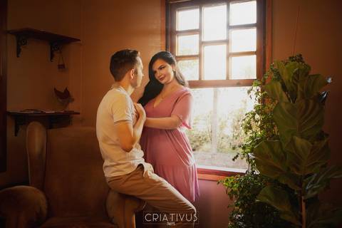 Inspiração e ideias criativas  ensaio fotográfico pré casamento de casal em Holambra-SP'