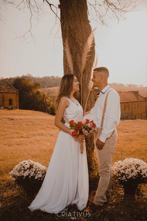 Inspiração e ideias criativas de fotos fotográfico de elopement wedding na Fazenda Vassoural
'