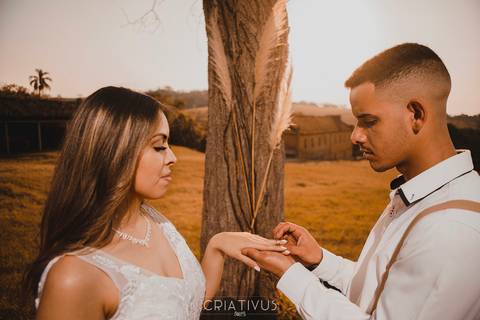 Inspiração e ideias criativas de fotos fotográfico de elopement wedding na Fazenda Vassoural 
'