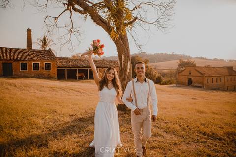 Inspiração e ideias criativas de fotos fotográfico de elopement wedding na Fazenda Vassoural
'