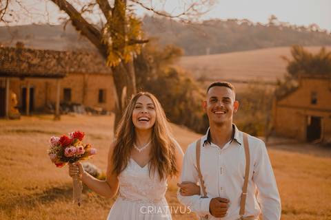 Inspiração e ideias criativas de fotos fotográfico de elopement wedding na Fazenda Vassoural 
'