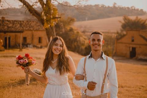 Inspiração e ideias criativas de fotos fotográfico de elopement wedding na Fazenda Vassoural
'
