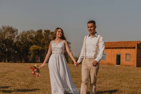 Inspiração e ideias criativas de fotos fotográfico de elopement wedding na Fazenda Vassoural 
'