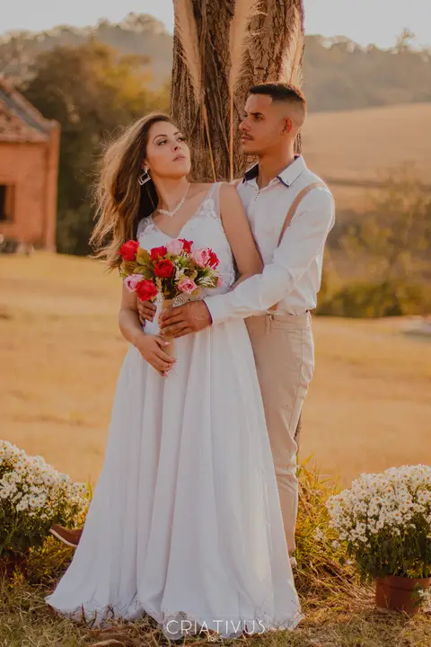 Inspiração e ideias criativas de fotos fotográfico de elopement wedding na Fazenda Vassoural 
'