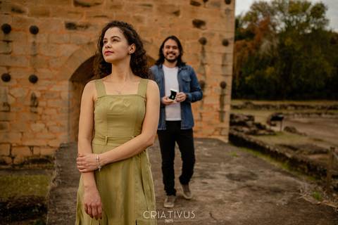 Inspiração e ideias criativas  ensaio fotográfico pré casamento de casal na Fazenda Ipanema - Iperó - SP
'