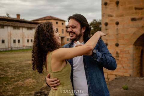 Inspiração e ideias criativas  ensaio fotográfico pré casamento de casal na Fazenda Ipanema - Iperó - SP
'