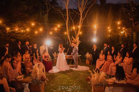 Inspiração e ideias criativas de fotos fotográfico de casamento momento da cerimonia no Villa Mantova'