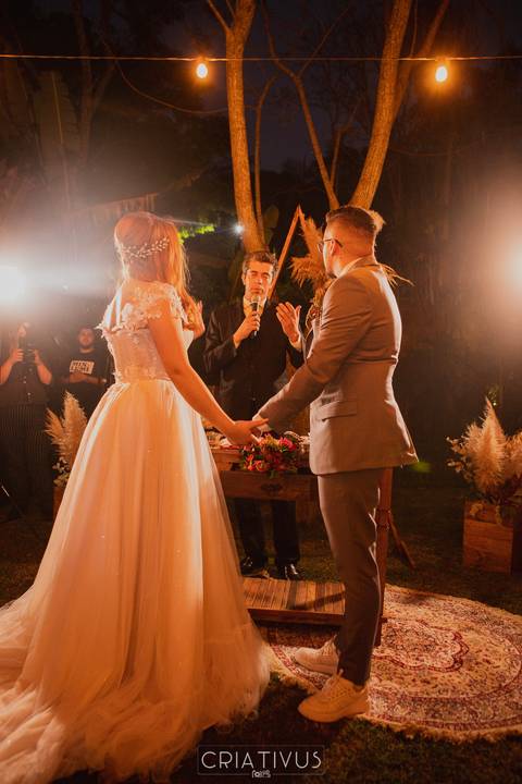 Inspiração e ideias criativas de fotos fotográfico de casamento momento da cerimonia no Villa Mantova'