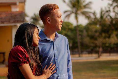 Inspiração e ideias criativas  ensaio fotográfico pré casamento de casal na Fazenda Quilombo
'