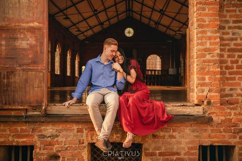 Inspiração e ideias criativas  ensaio fotográfico pré casamento de casal na Fazenda Quilombo
'