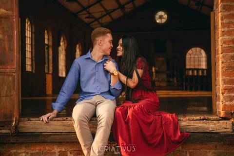 Inspiração e ideias criativas  ensaio fotográfico pré casamento de casal na Fazenda Quilombo
'